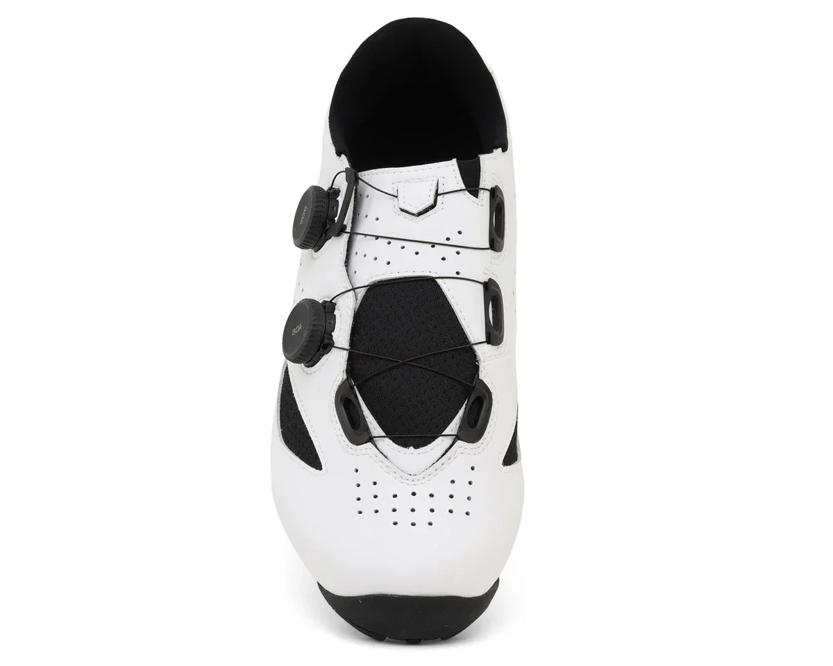 Lake Cycling MX239-X Gravel Shoes (White/Black) (Wide Width) (44) (Wide)